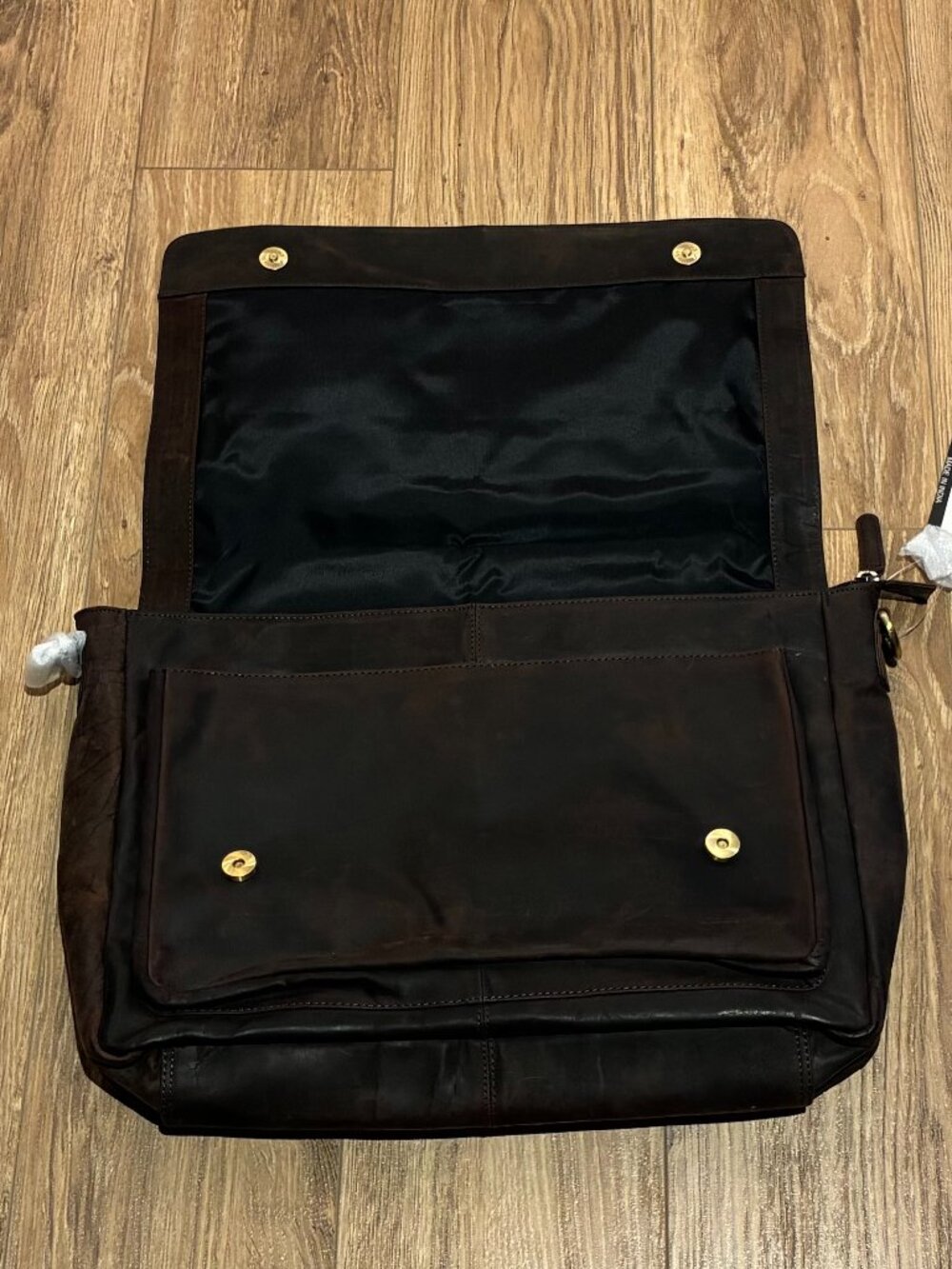Oak Leather briefcase/messenger computer bag